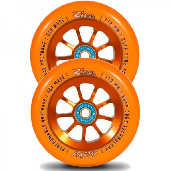 Колёса River Rapid Sunset Pro Scooter wheels 2-Pack orange, фото номер 1