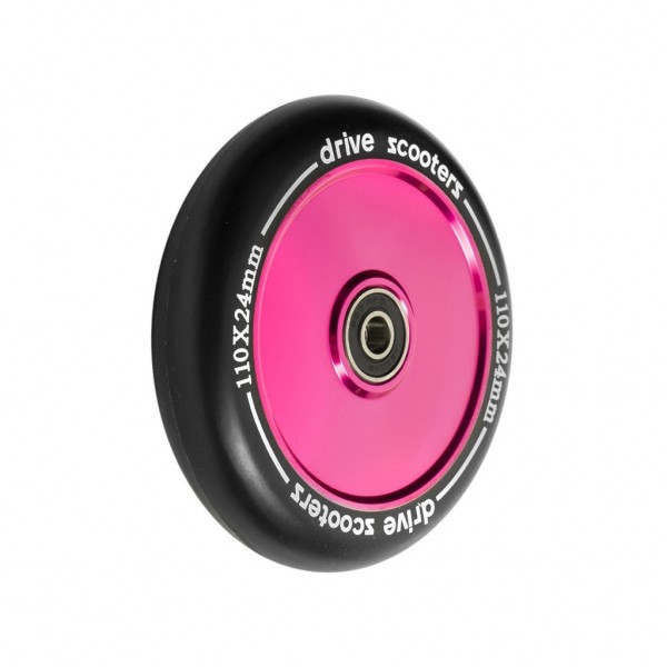 Колесо для самоката Drive Scooters Soul 110mm black/pink, фото номер 2