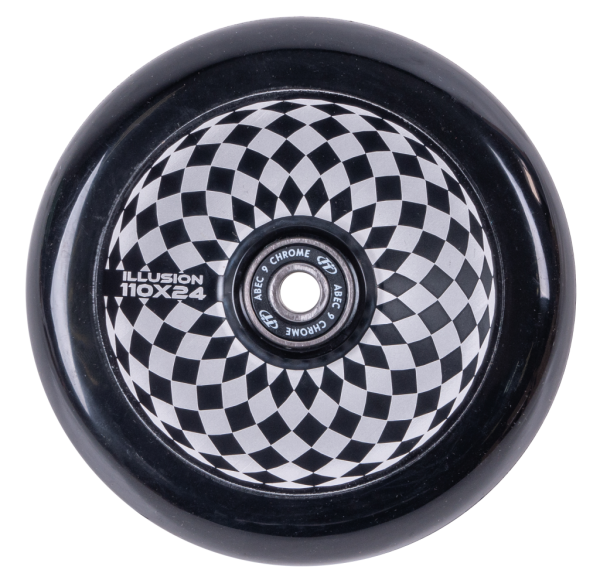 Колесо для самоката Tech Team X-Treme Illusion 110 мм black, фото номер 1