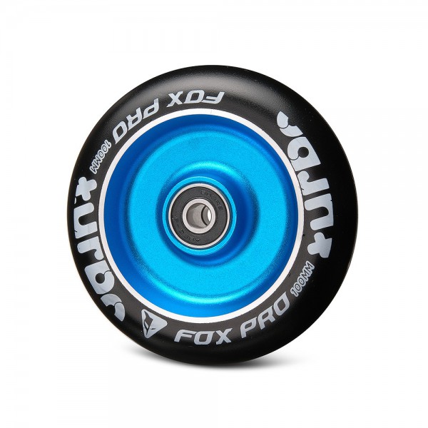 Колесо Fox Flat Solid 100мм синий/чёрный, фото номер 1