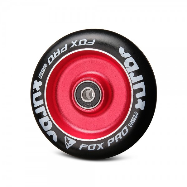 Колесо Fox Flat Solid 100мм красный/чёрный, фото номер 1