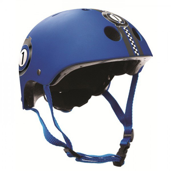 Шлем Globber PRINTED JUNIOR синий, фото номер 1