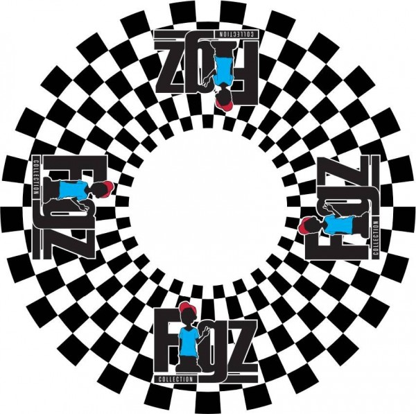 Наклейка на колесо 110mm Checkers, фото номер 1