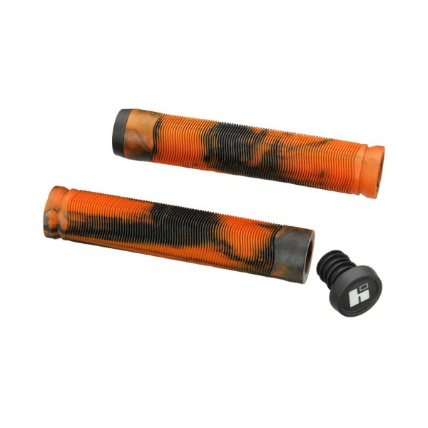 Грипсы HIPE H4 Duo, 155mm черно/оранжевый, фото номер 1