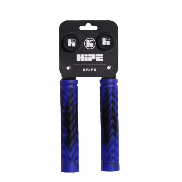 Грипсы HIPE H3 black/blue, 140mm, фото номер 2