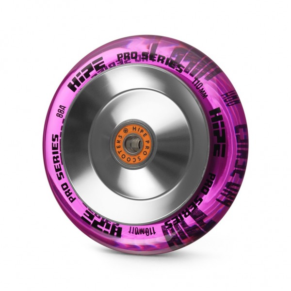 Колесо HIPE H72 110мм silver/pink, фото номер 1