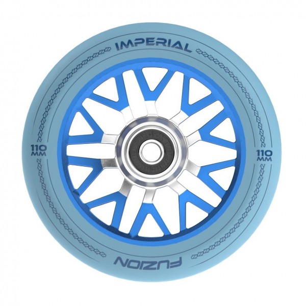 Колеса Fuzion Imperial 110 mm Wheel (pair) - Baby Blue / Blue, фото номер 2