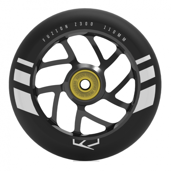 Колеса Fuzion 110 mm Wheel (pair) - Black Ano / Black PU, фото номер 2