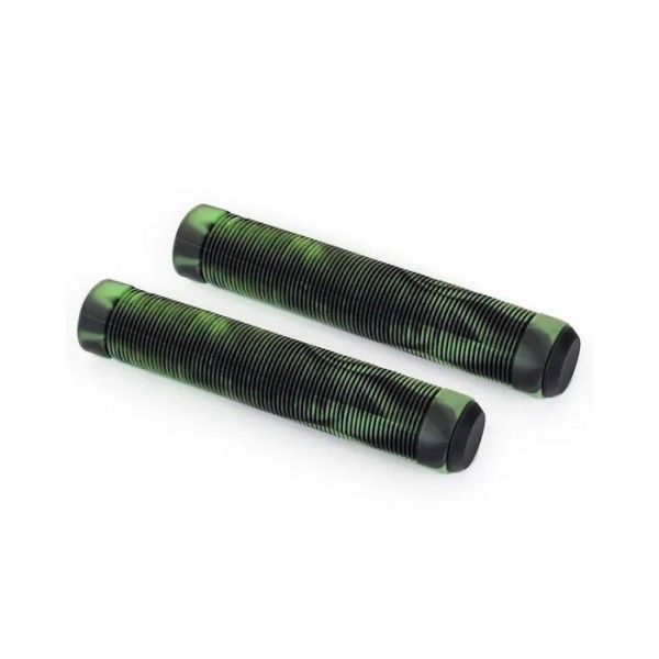 Грипсы VOKUL удлиненные черно-зеленые 170mm, фото номер 1