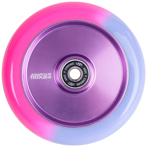 Колесо для самоката Tech Team X-Treme Amarillis 110 мм purple/pink, фото номер 1