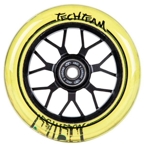Колесо для самоката Tech Team X-Treme Drop Y-AW01P 110 мм yellow, фото номер 1