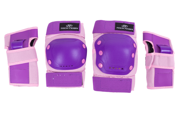 Комплект защиты Tech Team Safety line 900 фиолетовый, фото номер 1