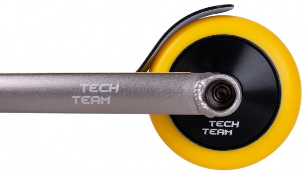 Трюковой самокат Tech Team Duker 4.0 grey/yellow, фото номер 3