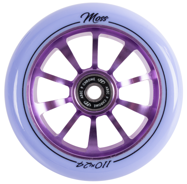 Колесо для самоката Tech Team X-Treme Moss 110 мм purple, фото номер 1