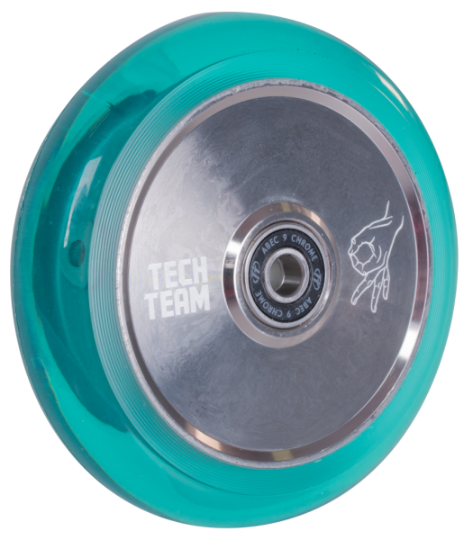 Колесо для самоката Tech Team X-Treme TH transparent seablue, фото номер 2