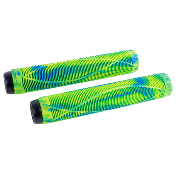 Грипсы Tech Team Fish 170mm green/blue, фото номер 1