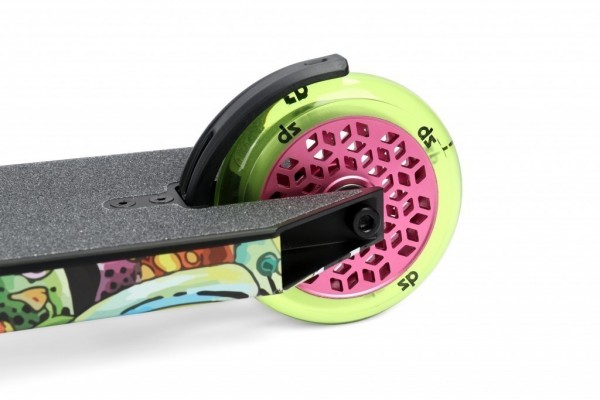 Трюковой самокат Drive Scooters Kozlina black / green / pink, фото номер 6