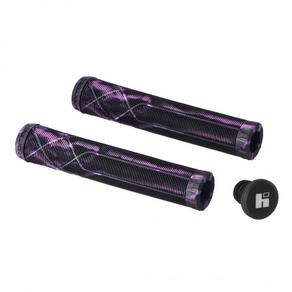 Грипсы HIPExtreme H6 170 black / purple, фото номер 1