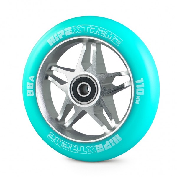 Колесо для самоката HIPExtreme H3 110 silver / menthol, фото номер 1