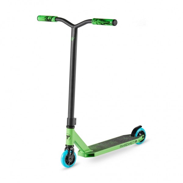 Трюковой самокат Fahrenheit F1 green / blue, фото номер 1