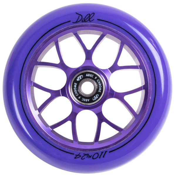 Колесо для самоката Tech Team Dill 110 purple, фото номер 1