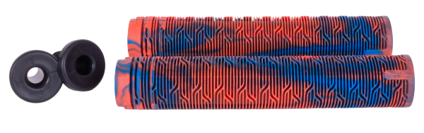 Грипсы Tech Team Maze 170mm blue / red, фото номер 1
