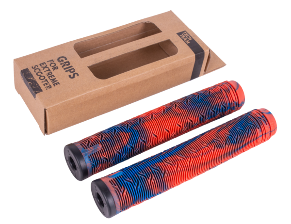 Грипсы Tech Team Maze 170mm blue / red, фото номер 3