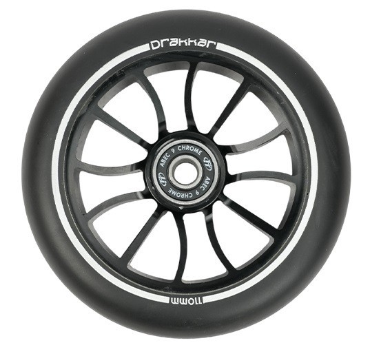 Колесо для самоката Tech Team Drakkar 110 black, фото номер 1